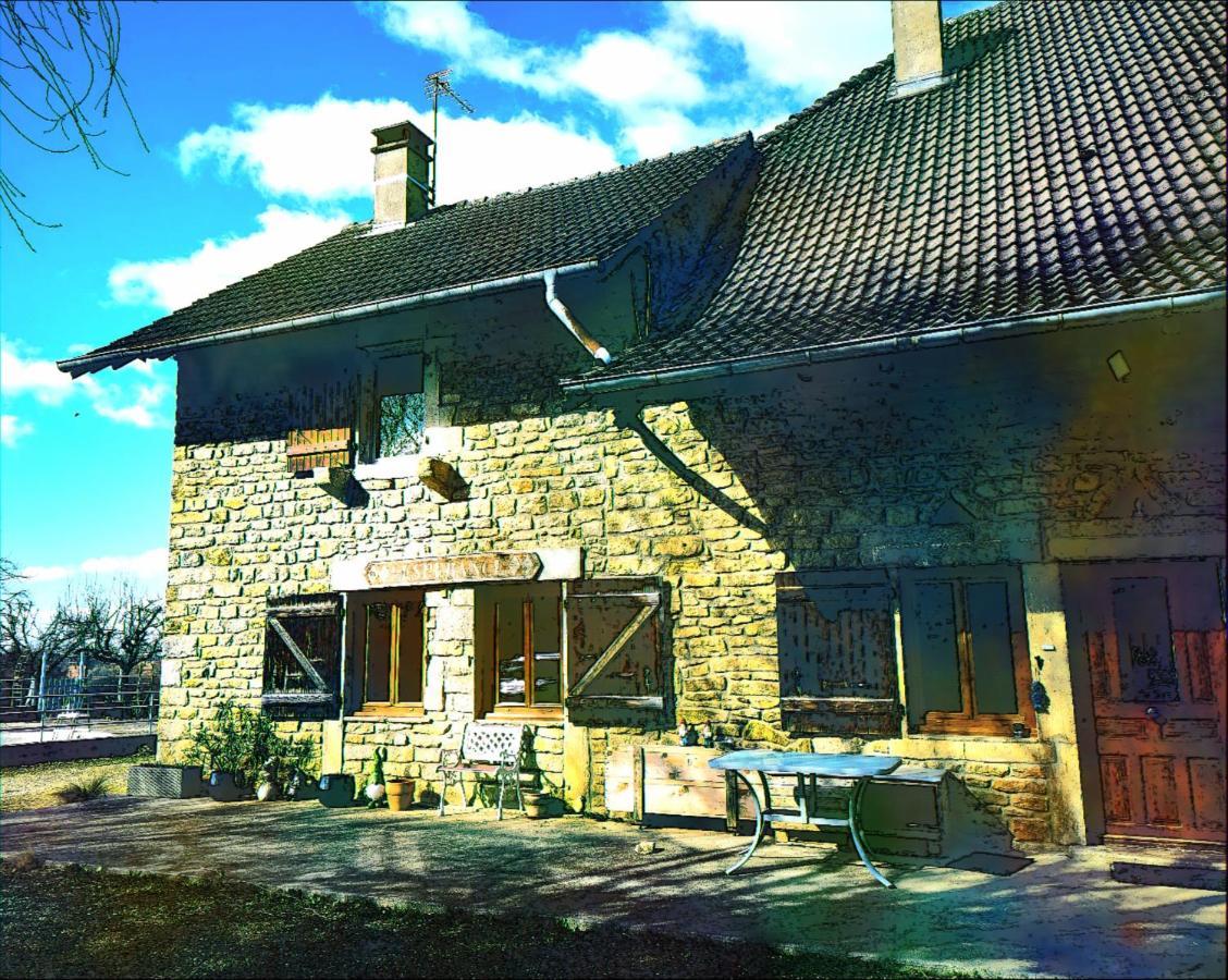 Bed and Breakfast Domaine De L'Esperance, Chambre Rose Bersaillin Exterior foto