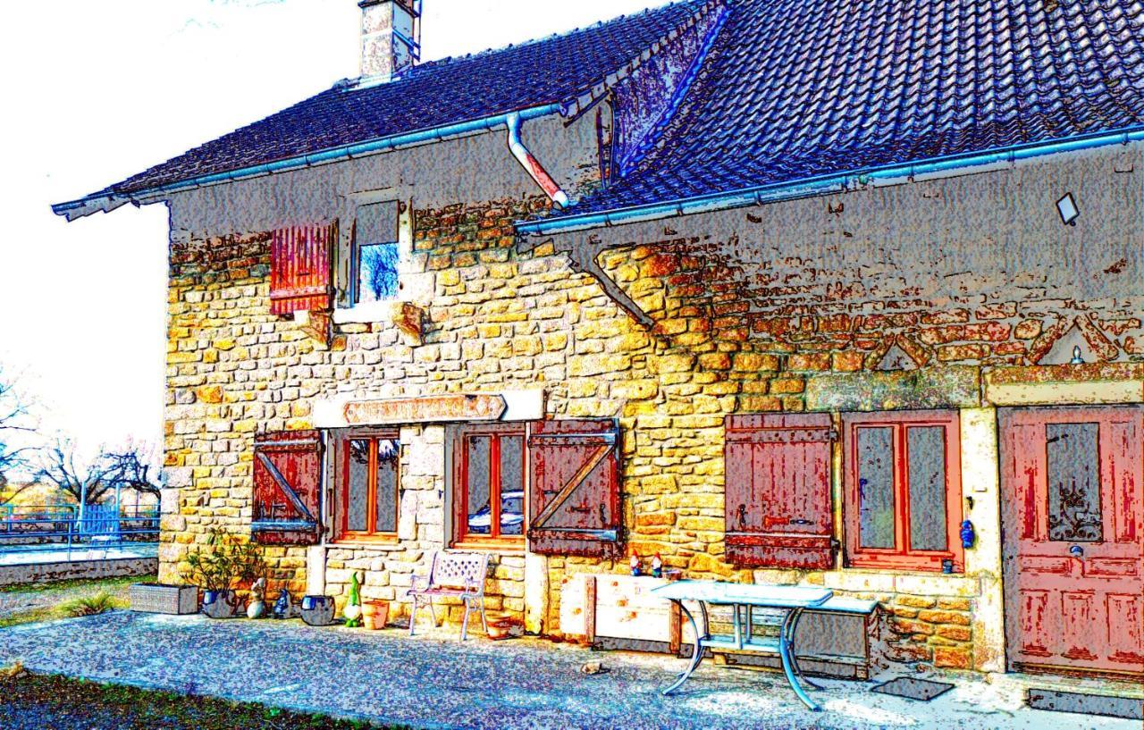 Bed and Breakfast Domaine De L'Esperance, Chambre Rose Bersaillin Exterior foto